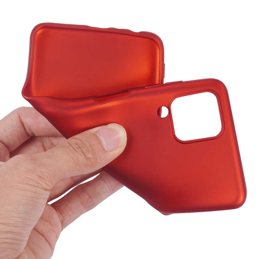 Galaxy M32 Kılıf Zore Premier Silikon Kapak Saks Mavi