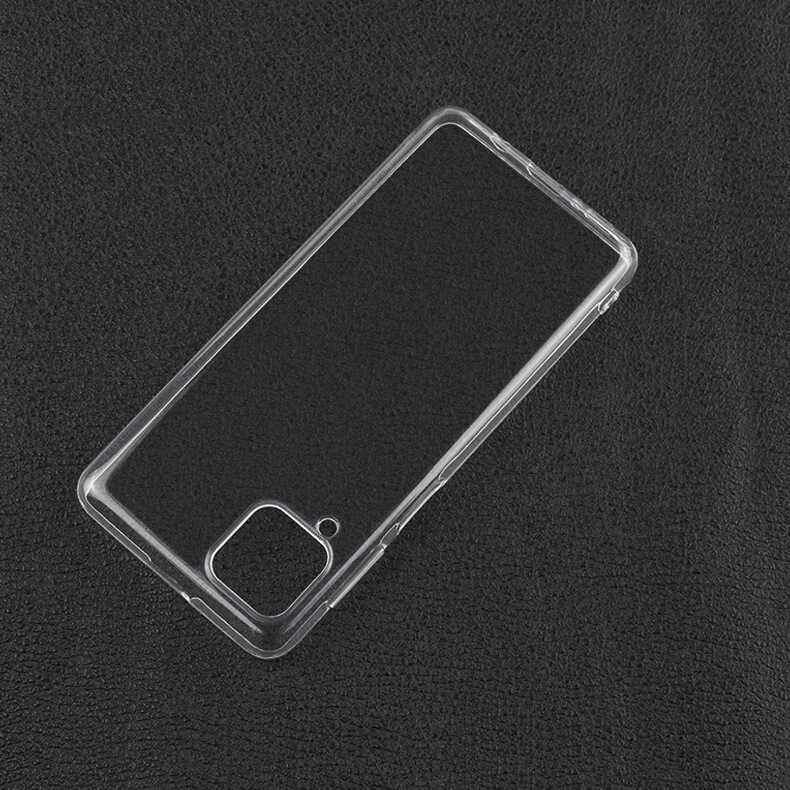 Galaxy M32 Kılıf Zore Süper Silikon Kapak Renksiz