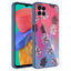 Galaxy M33 Kılıf Kamera Korumalı Desenli Sert Silikon Zore Epoksi Kapak NO3