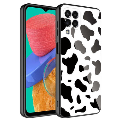 Galaxy M33 Kılıf Kamera Korumalı Desenli Sert Silikon Zore Epoksi Kapak NO7