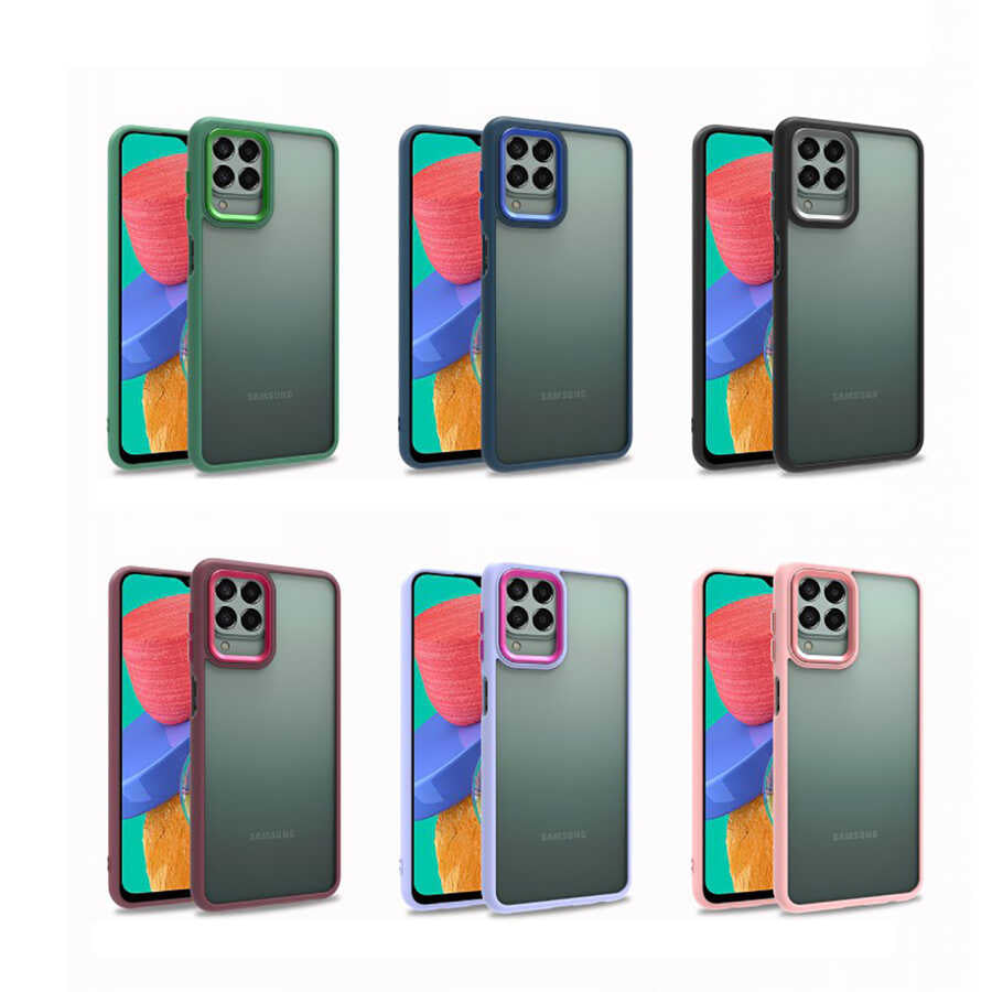 Galaxy M33 Kılıf Zore Flora Kapak Rose Gold