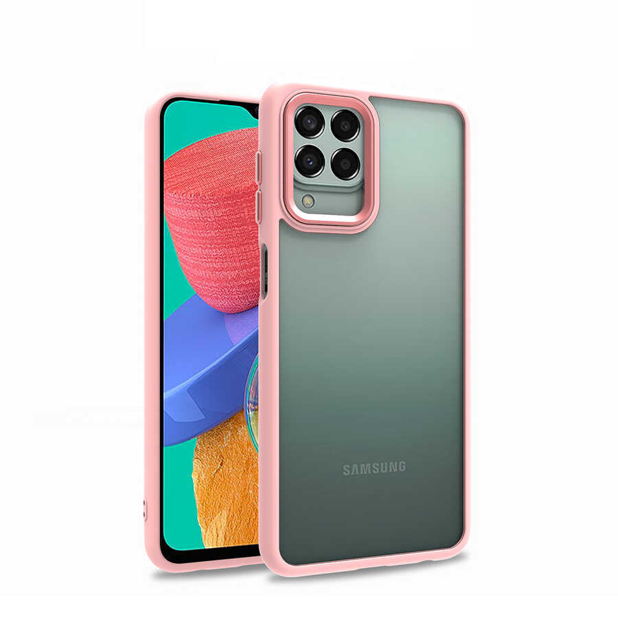 Galaxy M33 Kılıf Zore Flora Kapak Rose Gold