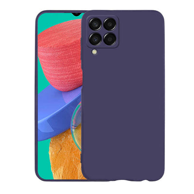 Galaxy M33 Kılıf Zore Premier Silikon Kapak Lacivert