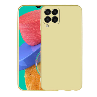 Galaxy M33 Kılıf Zore Premier Silikon Kapak Gold