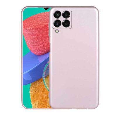Galaxy M33 Kılıf Zore Premier Silikon Kapak Rose Gold