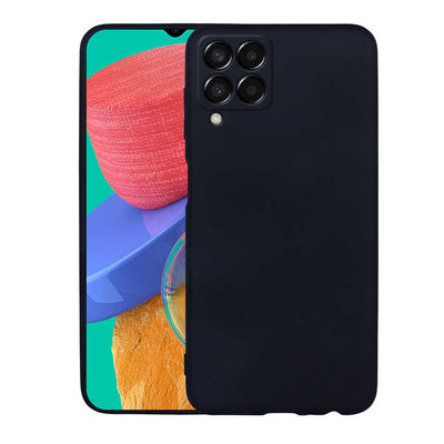Galaxy M33 Kılıf Zore Premier Silikon Kapak Siyah