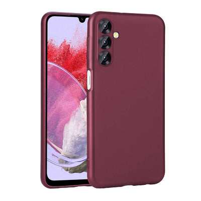 Galaxy M34 5G Kılıf Zore Premier Silikon Kapak Mürdüm
