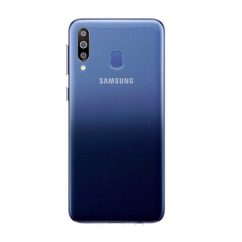 Galaxy M40 Kılıf Zore Süper Silikon Kapak Renksiz
