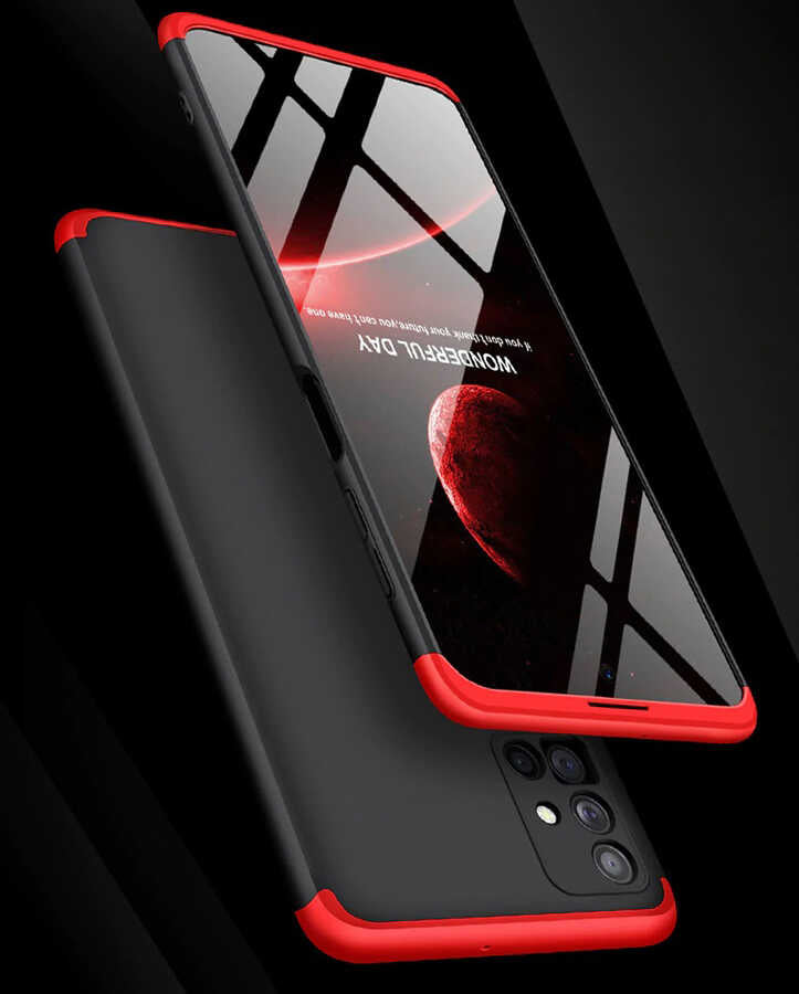 Galaxy M51 Kılıf Zore Ays Kapak Siyah-Gri