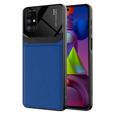 Galaxy M51 Kılıf Zore Emiks Kapak Lacivert