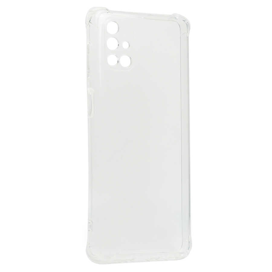 Galaxy M51 Kılıf Zore Kamera Korumalı Nitro Anti Shock Silikon Renksiz