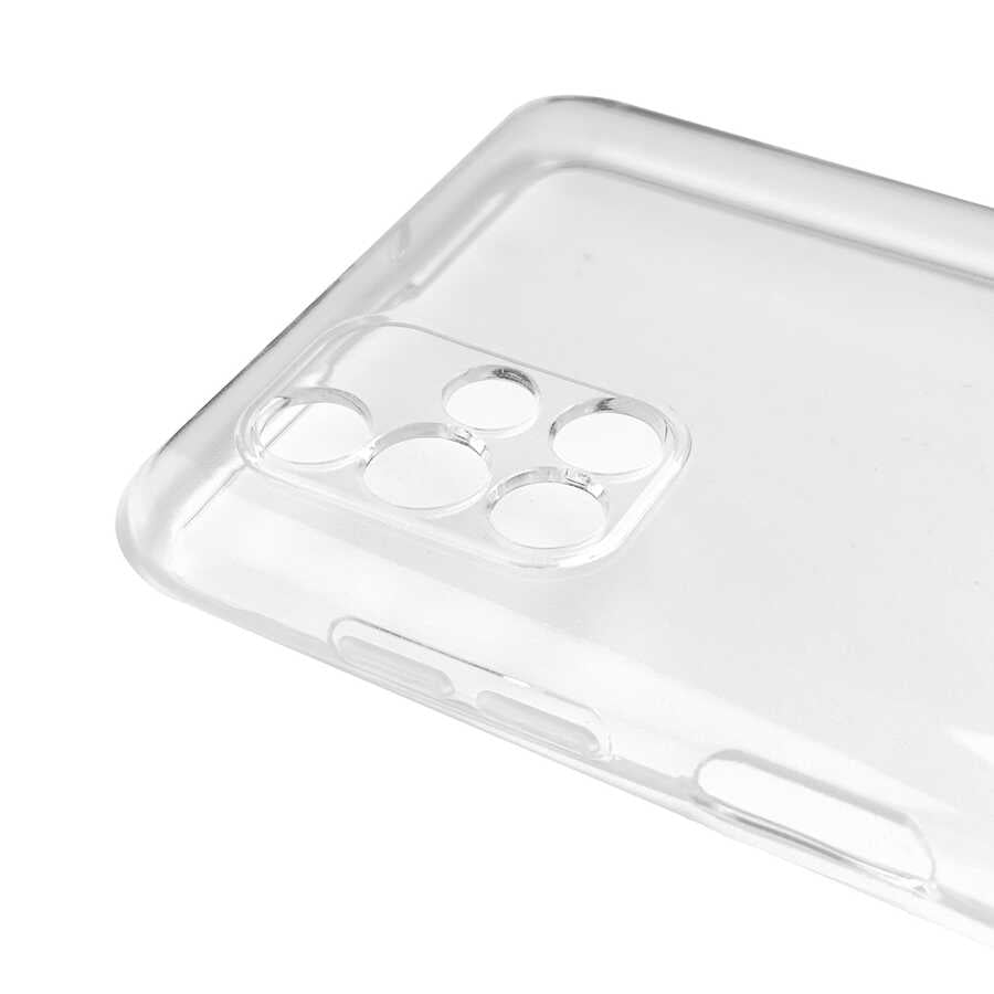 Galaxy M51 Kılıf Zore Kamera Korumalı Süper Silikon Kapak Renksiz