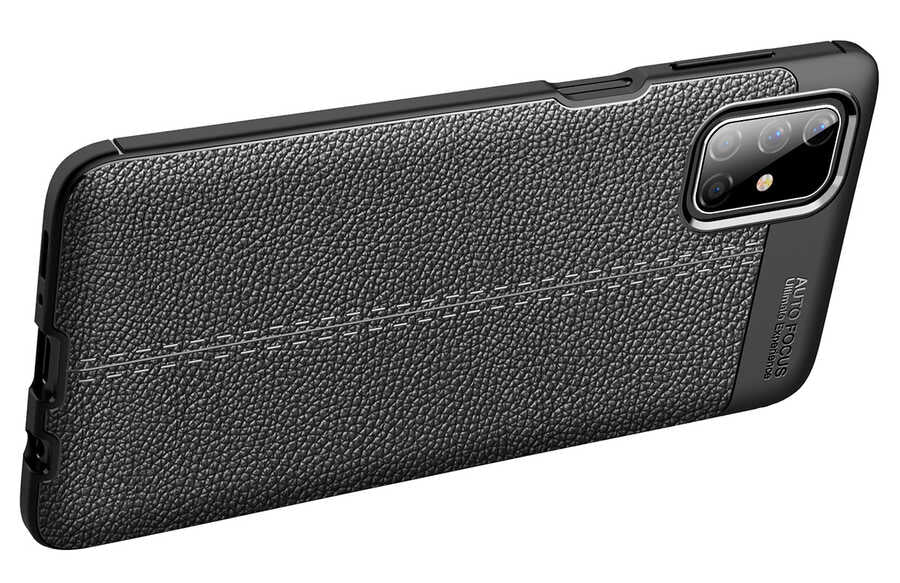 Galaxy M51 Kılıf Zore Niss Silikon Kapak Lacivert