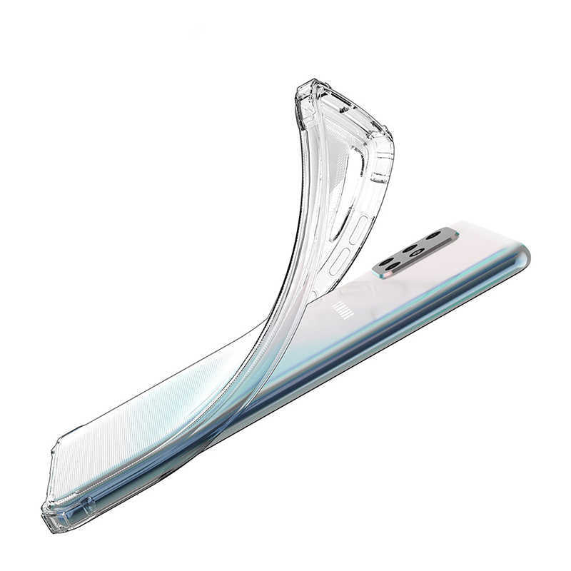 Galaxy M51 Kılıf Zore Nitro Anti Shock Silikon Renksiz