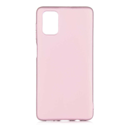 Galaxy M51 Kılıf Zore Premier Silikon Kapak Mürdüm