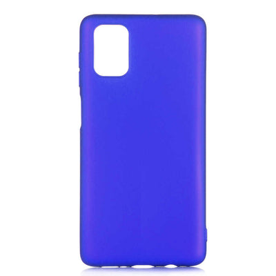 Galaxy M51 Kılıf Zore Premier Silikon Kapak Saks Mavi
