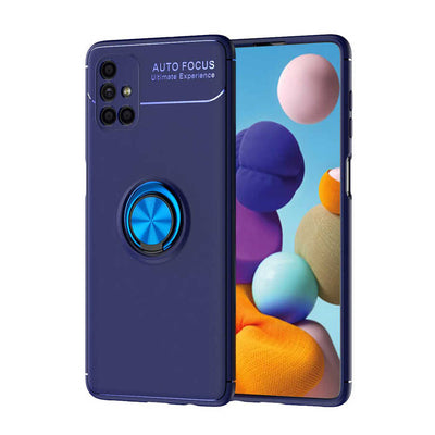Galaxy M51 Kılıf Zore Ravel Silikon Kapak Siyah