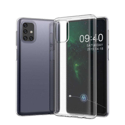 Galaxy M51 Kılıf Zore Süper Silikon Kapak Renksiz