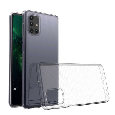 Galaxy M51 Kılıf Zore Süper Silikon Kapak Renksiz