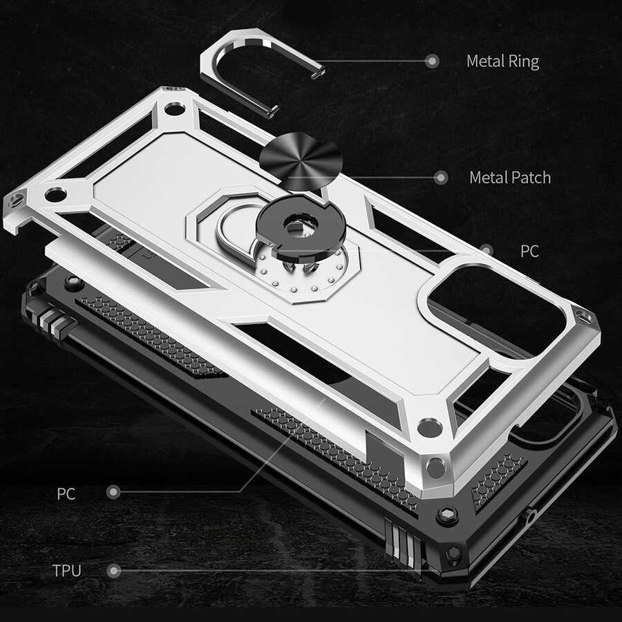 Galaxy M51 Kılıf Zore Vega Kapak Mavi