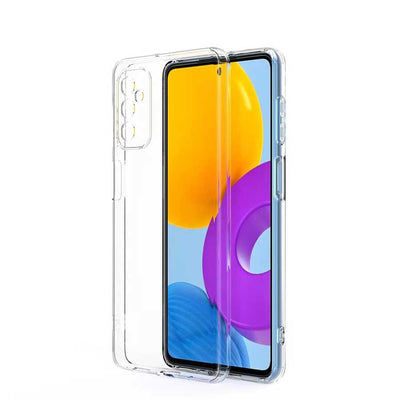 Galaxy M52 Kılıf Zore Kamera Korumalı Süper Silikon Kapak Renksiz