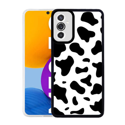 Galaxy M52 Kılıf Zore M-Fit Desenli Kapak Cow No1