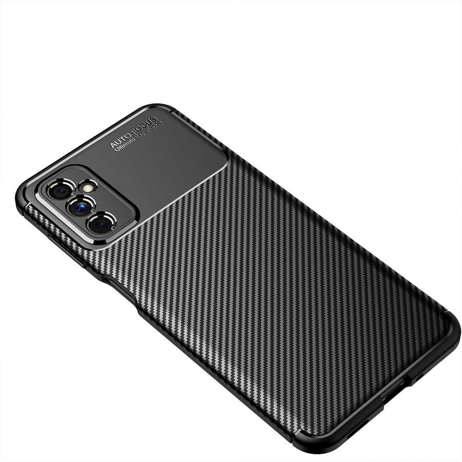 Galaxy M52 Kılıf Zore Negro Silikon Kapak Lacivert
