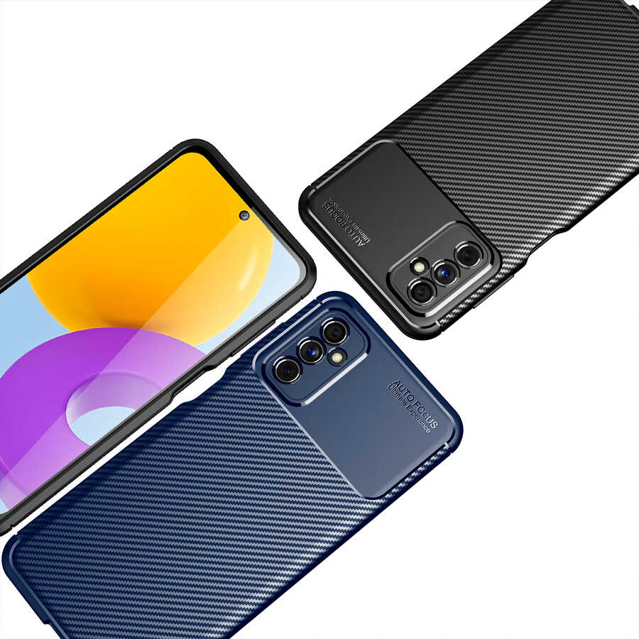 Galaxy M52 Kılıf Zore Negro Silikon Kapak Siyah