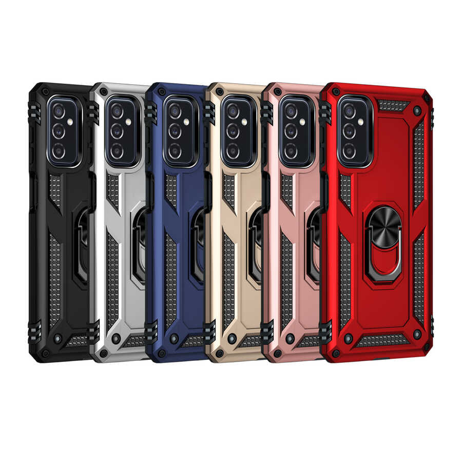 Galaxy M52 Kılıf Zore Vega Kapak Gri