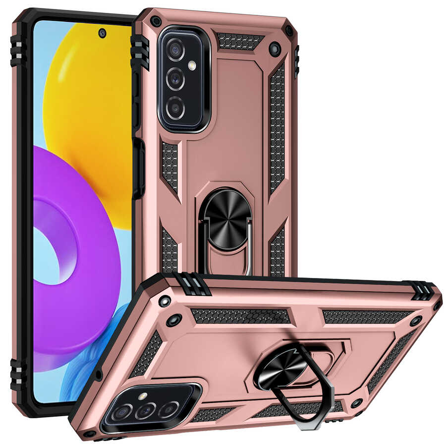 Galaxy M52 Kılıf Zore Vega Kapak Rose Gold