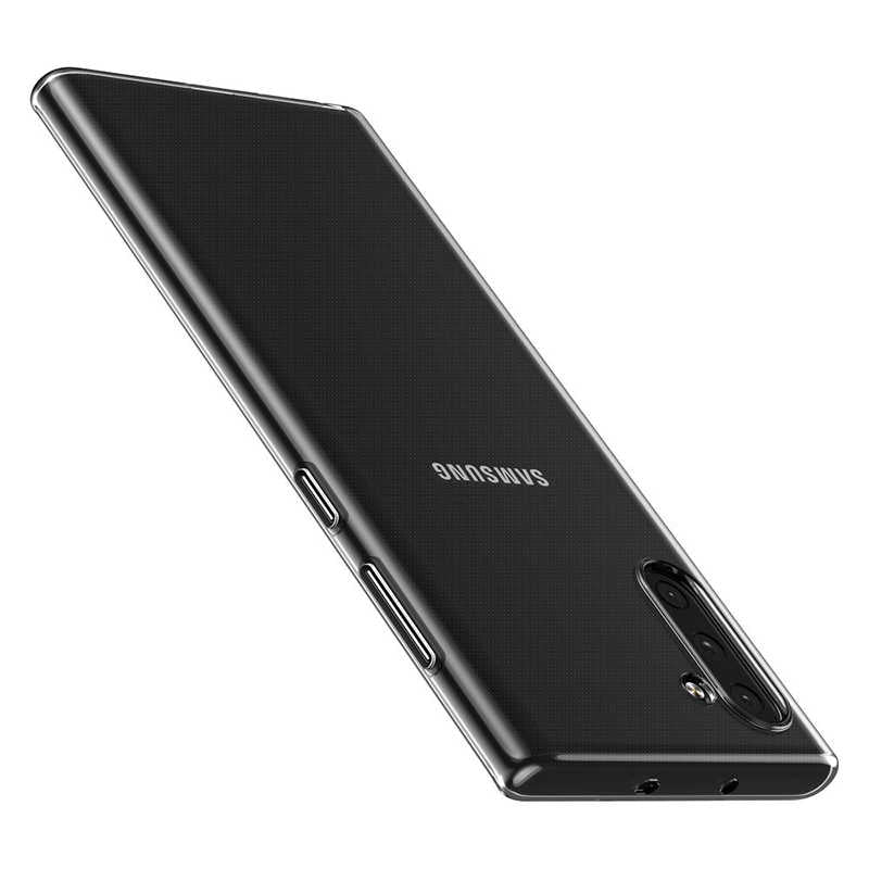 Galaxy Note 10 Kılıf Zore Süper Silikon Kapak Renksiz
