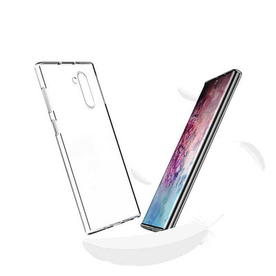 Galaxy Note 10 Kılıf Zore Süper Silikon Kapak Renksiz