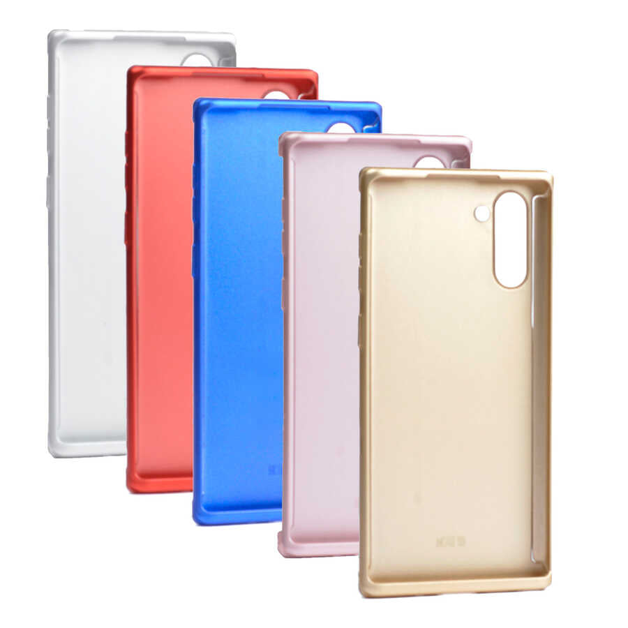 Galaxy Note 10 Kılıf Zore 360 3 Parçalı Rubber Kapak Gold