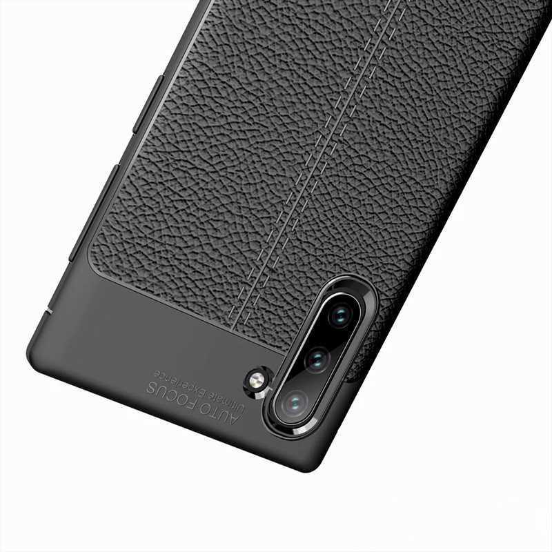 Galaxy Note 10 Kılıf Zore Niss Silikon Kapak Lacivert