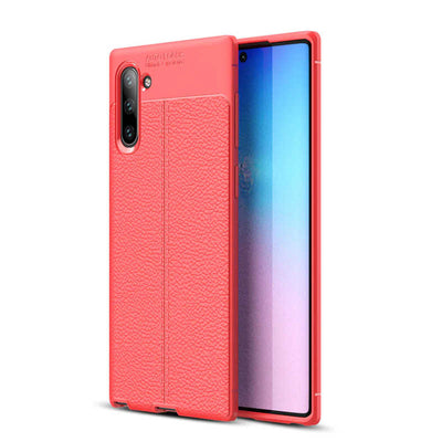 Galaxy Note 10 Kılıf Zore Niss Silikon Kapak Kırmızı