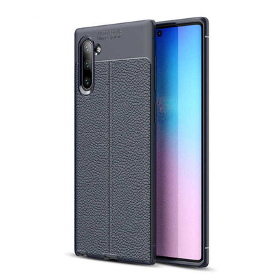 Galaxy Note 10 Kılıf Zore Niss Silikon Kapak Lacivert