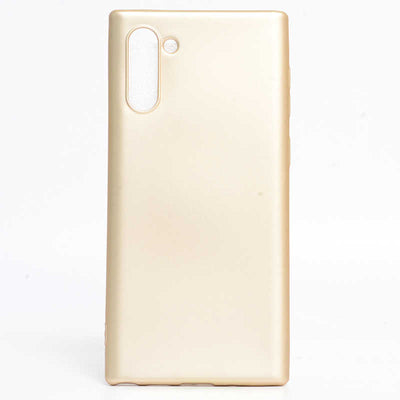 Galaxy Note 10 Kılıf Zore Premier Silikon Kapak Gold