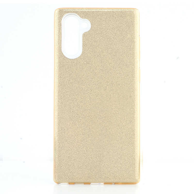 Galaxy Note 10 Kılıf Zore Shining Silikon Gold