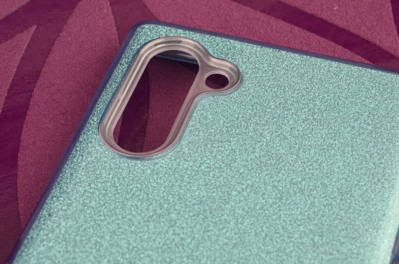 Galaxy Note 10 Kılıf Zore Shining Silikon Rose Gold