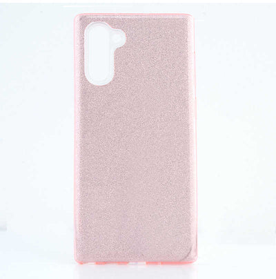 Galaxy Note 10 Kılıf Zore Shining Silikon Rose Gold