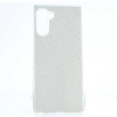 Galaxy Note 10 Kılıf Zore Shining Silikon Gümüş