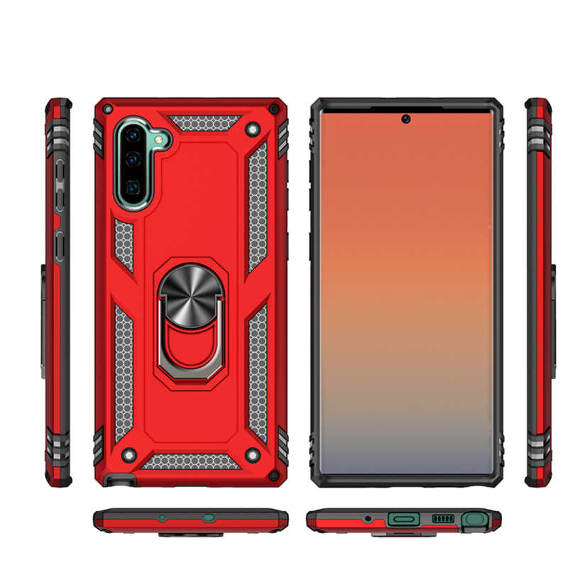 Galaxy Note 10 Kılıf Zore Vega Kapak Siyah