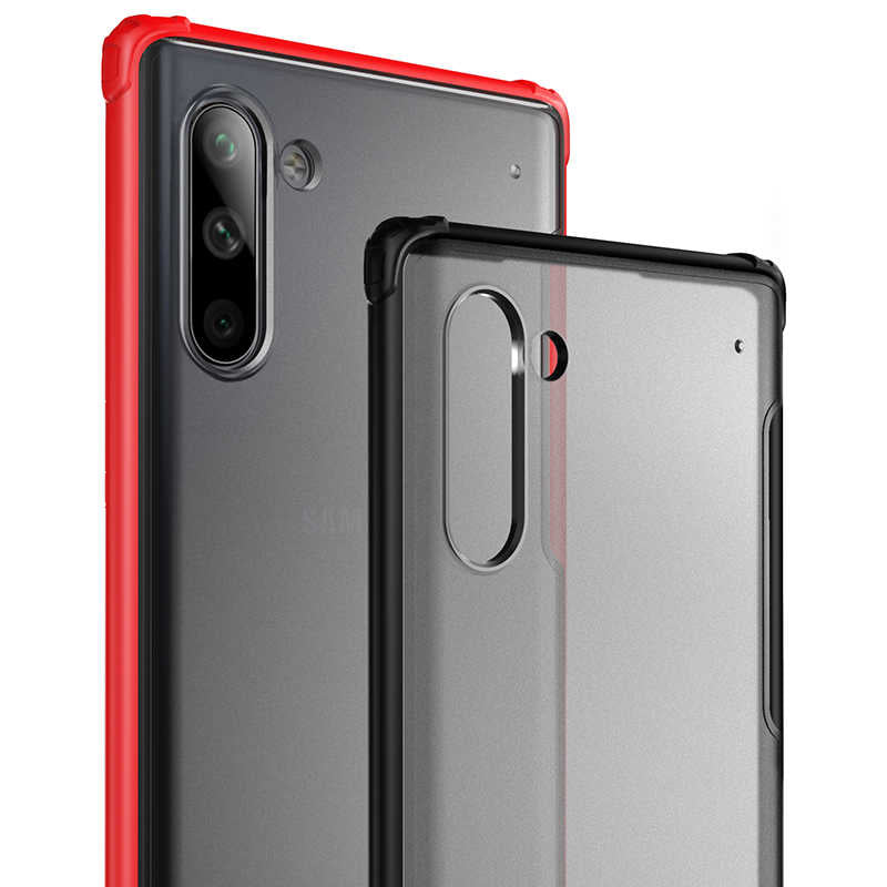 Galaxy Note 10 Kılıf Zore Volks Kapak Kırmızı