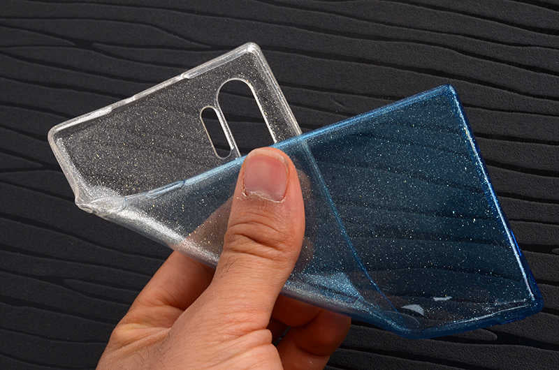 Galaxy Note 10 Plus Kılıf Zore Fogy Silikon Mavi