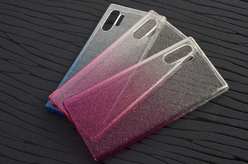 Galaxy Note 10 Plus Kılıf Zore Fogy Silikon Pembe