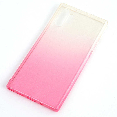 Galaxy Note 10 Plus Kılıf Zore Fogy Silikon Pembe