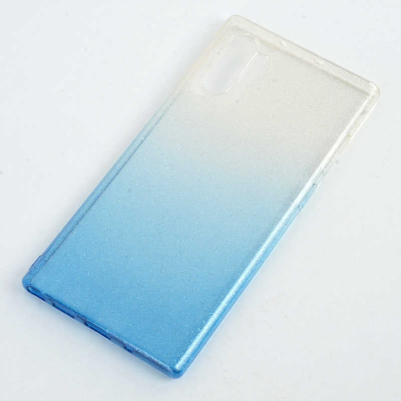 Galaxy Note 10 Plus Kılıf Zore Fogy Silikon Mavi