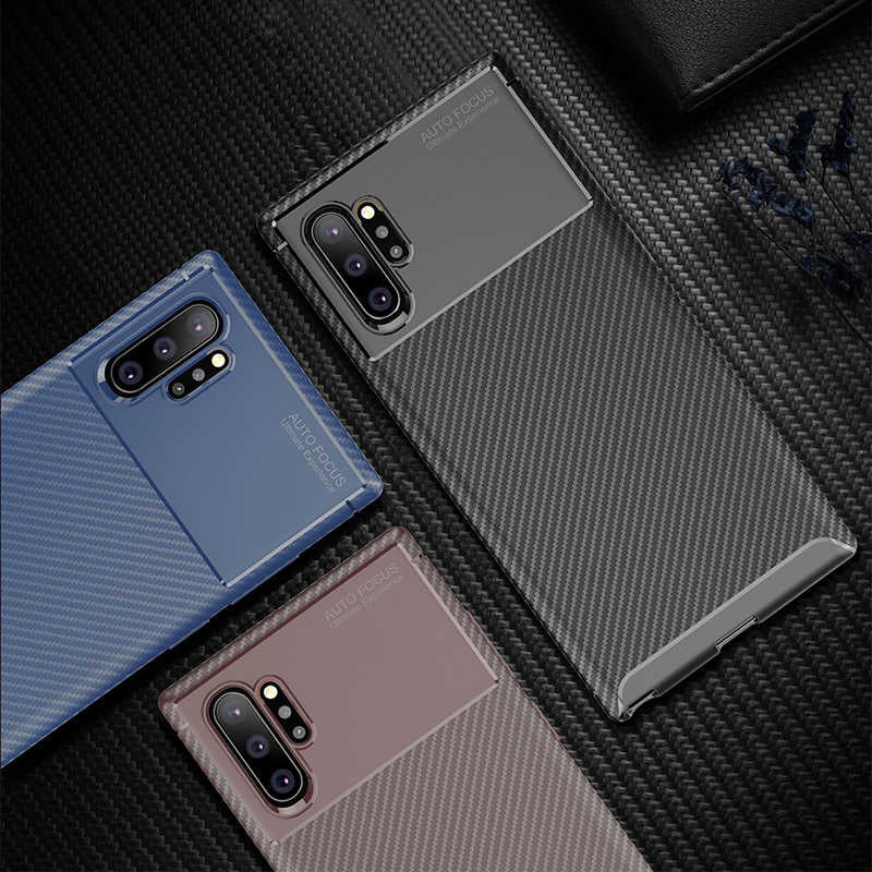 Galaxy Note 10 Plus Kılıf Zore Negro Silikon Kapak Siyah