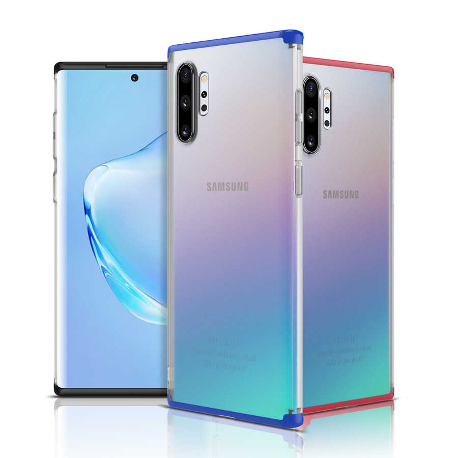 Galaxy Note 10 Plus Kılıf Zore Nili Kapak Siyah