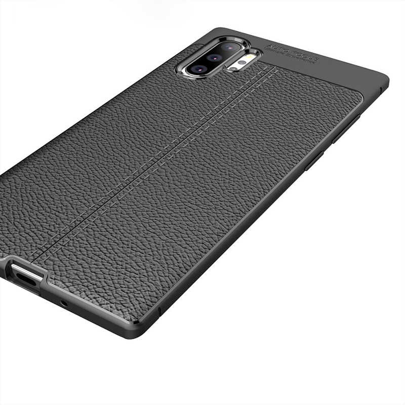Galaxy Note 10 Plus Kılıf Zore Niss Silikon Kapak Kırmızı